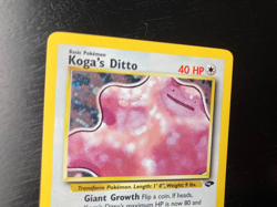 Pokemon RARE Holo Gym Challenge Koga's Ditto 10/132 EX/NM Condition. - Image 4