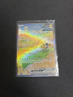 Pokemon Holo Full Art Iron Hands EX 248/182 SIR Paradox Rift NM - Image 1