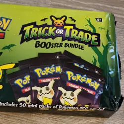 Pokemon TCG Trick or Trade Booster Bundle 50 Mini Packs 820650852572 - Image 2