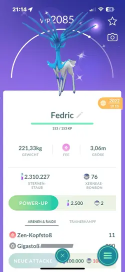 ✨Pokemon Go Shiny Xerneas✨ - Image 1