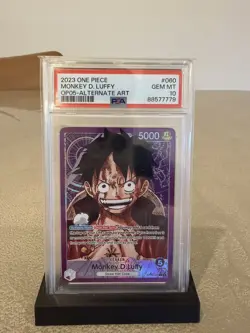 One Piece CCG Monkey.D.Luffy OP05-060 Alternate Art PSA 10 Gem Mint - Image 1