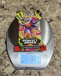 HEAVY! GOD PACKUU SIRUU 32.1g Perfect Order Pokemon TCG Sleeved Booster (SEALED) - Image 1