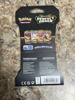HEAVY! GOD PACKUU SIRUU 32.1g Perfect Order Pokemon TCG Sleeved Booster (SEALED) - Image 3