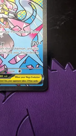Mega Diancie ex 267/217 Mega Attack Rare Ascended Heroes Pokemon Near Mint - Image 5
