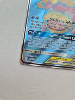 Pokemon TCG Slowpoke & Psyduck GX 217/236 Tag Team Unified Minds Full Art NM - Image 5