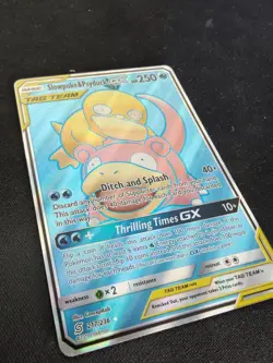 Slowpoke & Psyduck GX (217/236) Unified Minds Tag Team Full Art Pokemon Card - Image 3