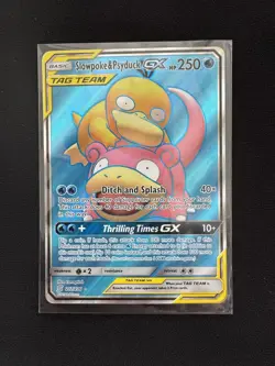 Slowpoke & Psyduck GX (217/236) Unified Minds Tag Team Full Art Pokemon Card - Image 3