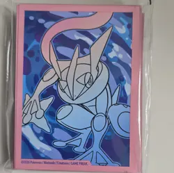 Pokemon TCG Greninja Pink Premium Matte Card Sleeves 65ct Standard 35pt 2026 - Image 1