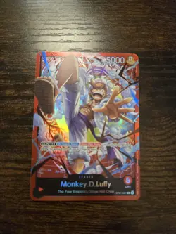Bandai One Piece Card Game Monkey D. Luffy ST21-001 Leader Alt Art Foil EN - Image 1