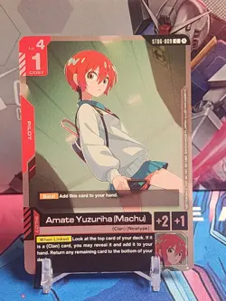Gundam TCG Card Game *Gquuuuuux & Amate Yuzuriha (Machu)* Sealed Promo *English - Image 2