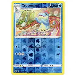 CROCONAW (Reverse Holo) 💎 FUSION STRIKE 056/264 ~ POKEMON CARD - Image 1