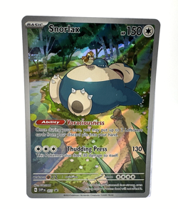 Pokemon Snorlax SV151 Scarlet Violet Promo Card 051 Holo Full Art NM Clean Cond - Image 1