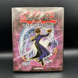 Yu-Gi-Oh! Konami Trading Card Game Storage Binder Kaiba Cover +70 Cards Vintage! - Image 1