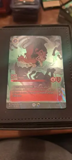 Scar - Heartless Hunter (Store Championship) 14 Disney Lorcana Promo Cards Holo - Image 2