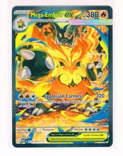 ~ESP~ SPANISH Mega Emboar ex Ascended Heroes LA 273 Pokemon Card (G8) - Image 1