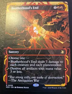 Brotherhood's End 0039 SOA Rare Secrets Of Strixhaven Magic: The Gathering - Image 1