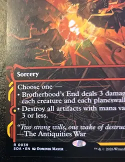 Brotherhood's End 0039 SOA Rare Secrets Of Strixhaven Magic: The Gathering - Image 4