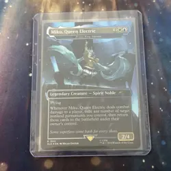 Miku, Queen Electric Borderless Foil MTG Single, Secret Lair, Rare 1601 NM - Image 3