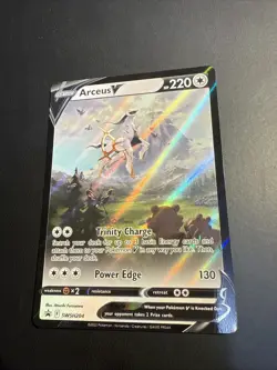 Pokemon TCG-Arceus V SWSH204 Sword & Shield Black Star Promo - Image 3
