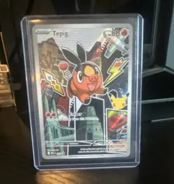 Tepig First Partner Illustration Collection series 2-pokemon card - Image 1
