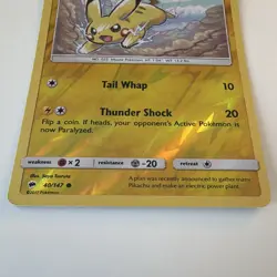 Pikachu 40/147 SM Burning Shadows Reverse Holo - Image 2