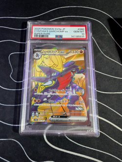 Pokemon TCG Garchomp Cynthia's Garchomp 080/063 SR PSA 10 Japanese - Image 1