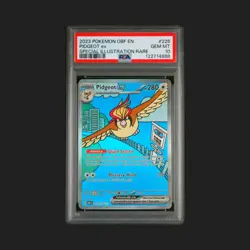2023 POKEMON OBF EN-OBSIDIAN FLAMES SPECIAL ILLUSTRATION RARE PIDGEOT EX PSA 10 - Image 1