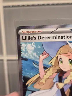 Lillie's Determination #169/132 Pokemon Mega Evolution Ultra Rare Trainer NM - Image 2