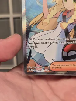 Lillie's Determination #169/132 Pokemon Mega Evolution Ultra Rare Trainer NM - Image 5
