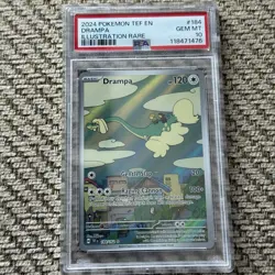Pokemon 2024 Temporal Forces Drampa Illustration Rare #184/162 Gem Mint PSA 10 - Image 1