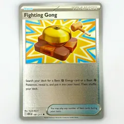 Fighting Gong 187/217 ME: Ascended Heroes Pokemon Reverse Holo NM - Image 1