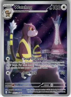 Watchog 097/086 Holo Illustration Rare Chaos Rising Pokemon Holo Near Mint - Image 1