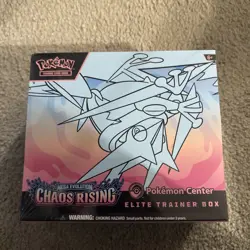 Read description Pokemon Chaos Rising Pokemon Center ETB Elite Trainer Box - Image 1