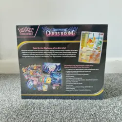 Chaos Rising Pokemon Center ETB Elite Trainer Box Slight Tear READ DESCRIPTION - Image 3