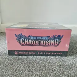 Chaos Rising Pokemon Center ETB Elite Trainer Box Slight Tear READ DESCRIPTION - Image 5