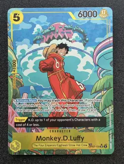 2024 One Piece Monkey D Luffy OP07-109 Treasure Rare Two Legends (grade worthy) - Image 1