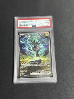 2025 Pokemon Black Bolt Zekrom ex Special Illustration Rare SIR 166 PSA 9 MINT - Image 1
