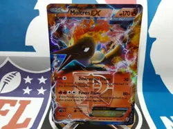 🔥2012 Pokemon Plasma Storm Full Art Holo Moltres EX #14/135 - Image 1
