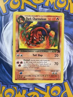 Pokemon TCG Team Rocket 1st Edition Dark Charmeleon 32/82 LP - Image 1