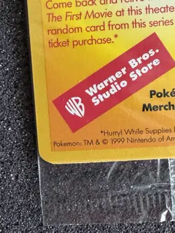 Warner Bros. 1999 Pokemon TCG Studio Store Promo Sealed Pack (1 Card) - Image 4