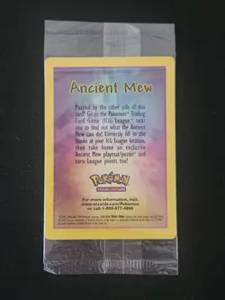 Ancient Mew Pokemon Movie Promo (2000) SEALED - Image 1
