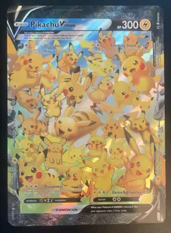 JUMBO Pikachu V Union Card SWSH141 Oversized Promo Pokemon Celebrations 25th NM - Image 1