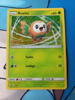 Rowlet SM22 - Pokemon Sun & Moon Promo Holo, English - Image 1