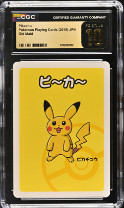 Pikachu Pokemon Playing Cards (2019) Old Maid Japanese CGC 10 Pristine! - Image 3
