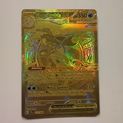 Mega Greninja ex - 122/086 Chaos Rising Raised Gold Pokemon - NM/MINT - Image 1