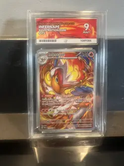 Pokemon TCG | Infernape | Illustration Rare | Twilight Masquerade 173/167 Ace 10 - Image 1
