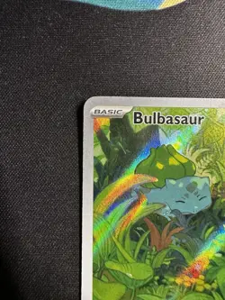 2023 Pokemon SV 151 Bulbasaur Illustration Rare #166/165 - Image 3