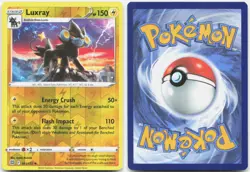 Luxray 051/172 Rare Brilliant Stars Pokemon Reverse Holo LP - Image 3