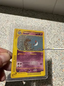Gengar Skyridge 2003 #H9/H32 Holo Swirl Pokemon TCG Vintage - Image 5