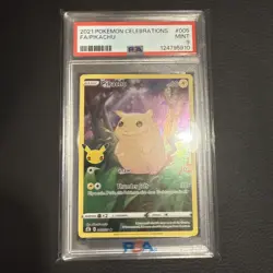 2021 Pokemon Pikachu 005/025 Celebrations Holo Full Art PSA 9 MINT (NEW CERT) - Image 3
